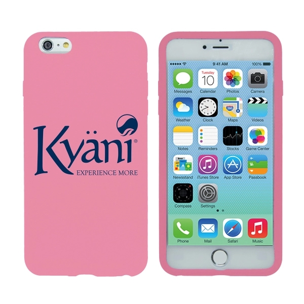 Silicone iPhone 6 Case - Pink - Image 1