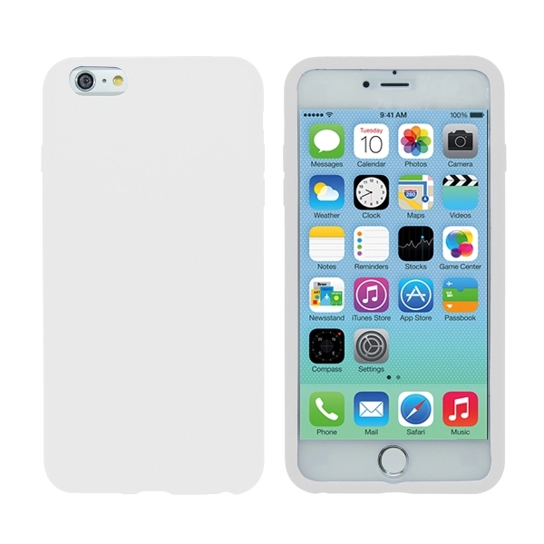 Silicone iPhone 6 Case - White - Image 2