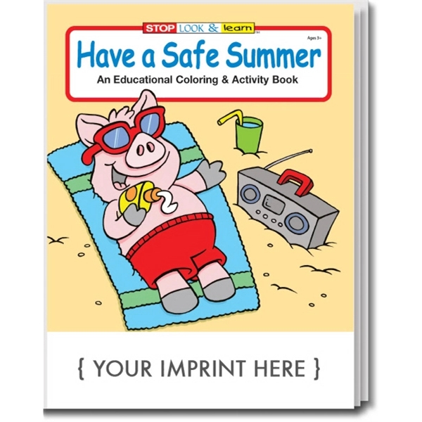 Have a Safe Summer Coloring and Activity Book - Image 1