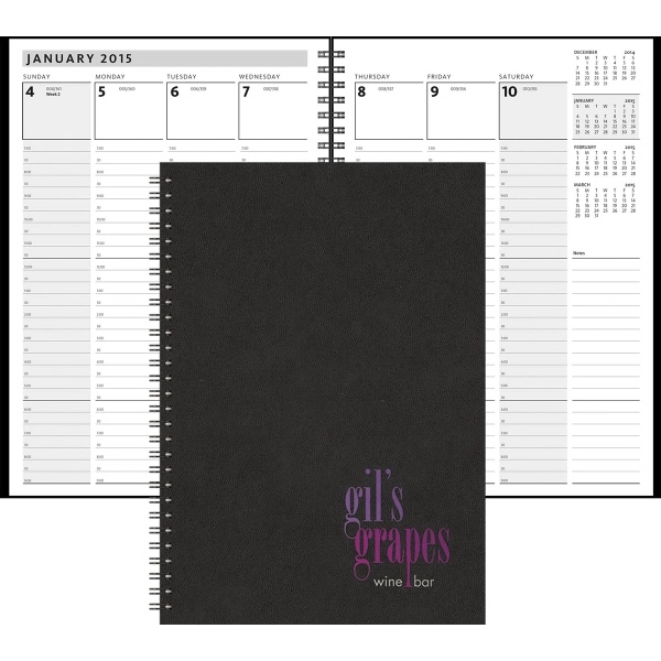 Weekly Organizer - Leatherette Planner - Image 1