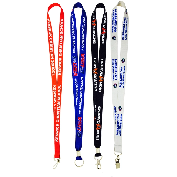 Polyester Full Color Sublimated Lanyard ID Badge Holder - Image 2