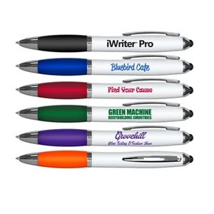 iWriter Pro Stylus & Ball Point Pen Combo - White