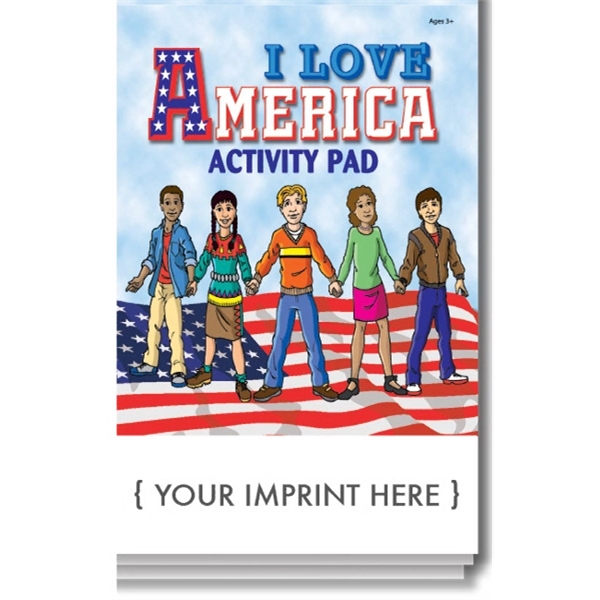 I Love America Activity Pad - Image 1