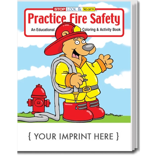 Practice Fire Safety Coloring and Activity Book - Image 1