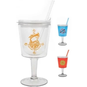 Islander 12 oz Double Wall BPA Free Cocktail Cup