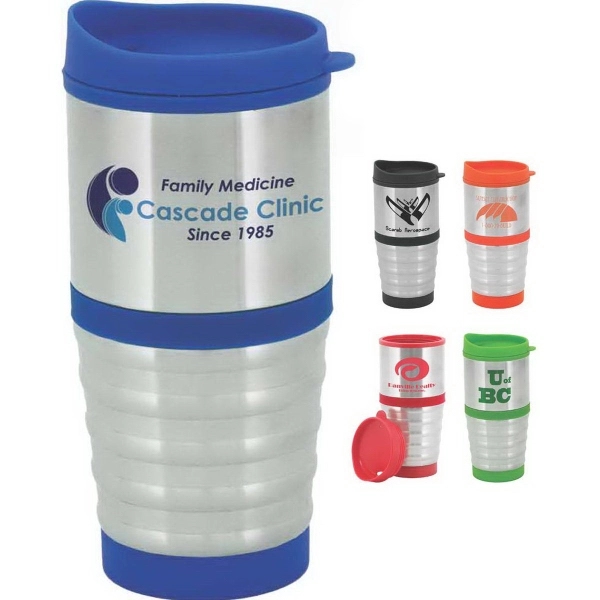 Serius 16 oz. Stainless Steel Tumbler with Plastic Liner