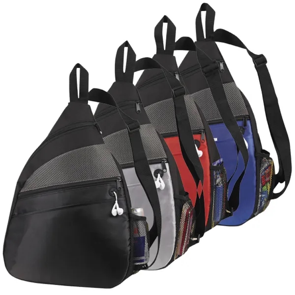 Metallic Doby Sling Backpack - Image 1
