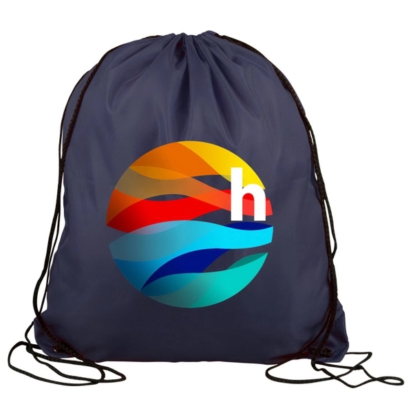 Drawstring Backpack with Digital Imprint - Image 3