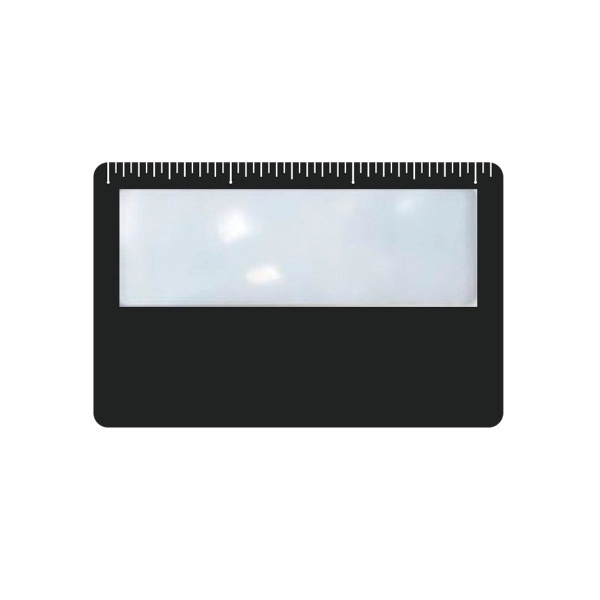 Credit Card Magnifier with Ruler - Image 2