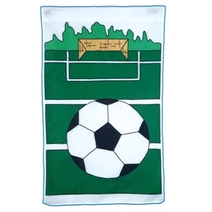 Soccer design flag