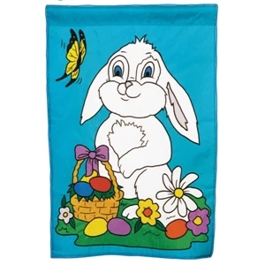 Easter Bunny stock design flag