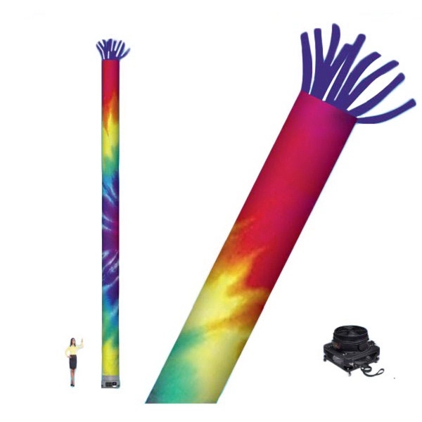 35 ft Straight Wind Wavers Fabric with 18" Fan