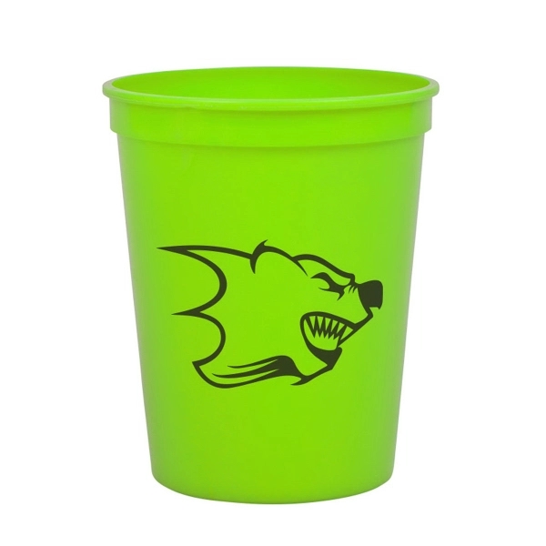 Cups-On-The Go 16 oz Stadium Cups Solid Colors - Image 16