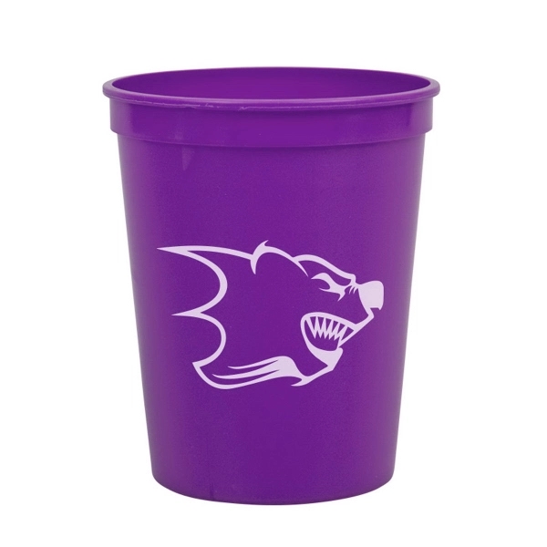Cups-On-The Go 16 oz Stadium Cups Solid Colors - Image 18