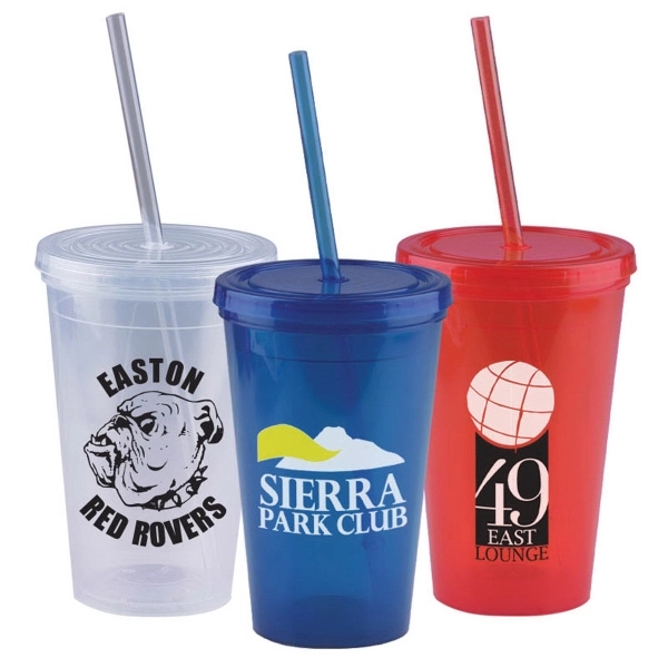 The Pioneer 16 oz Insulated Straw Tumbler - Image 3