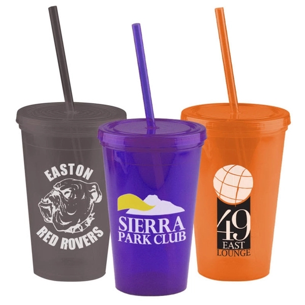 The Pioneer 16 oz Insulated Straw Tumbler - Image 4