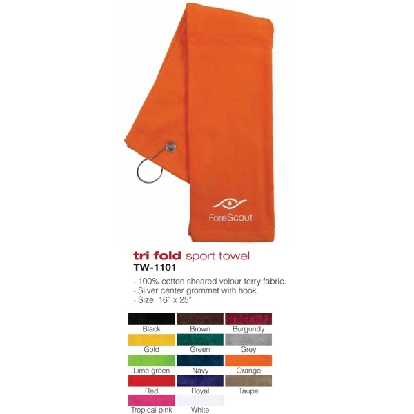 Tri Fold Sport Towel - Image 2