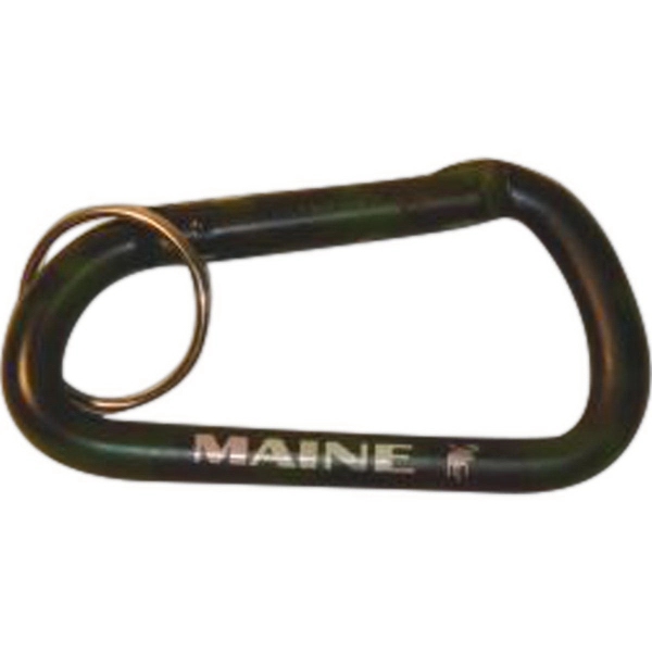 Camouflage Carabiner with Split Ring