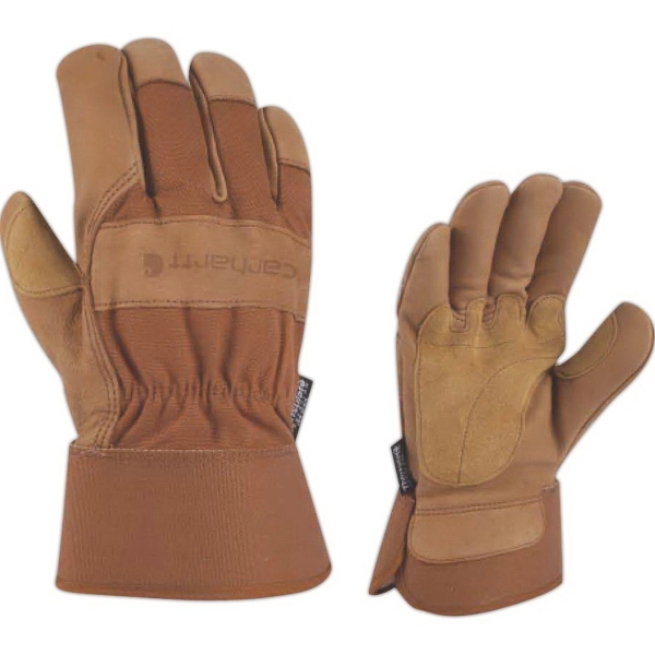 Insulated Duck Synthetic Leather Safety Cuff Glove