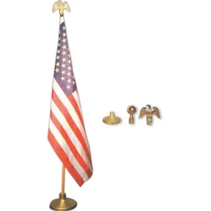 Mounted USA flag set