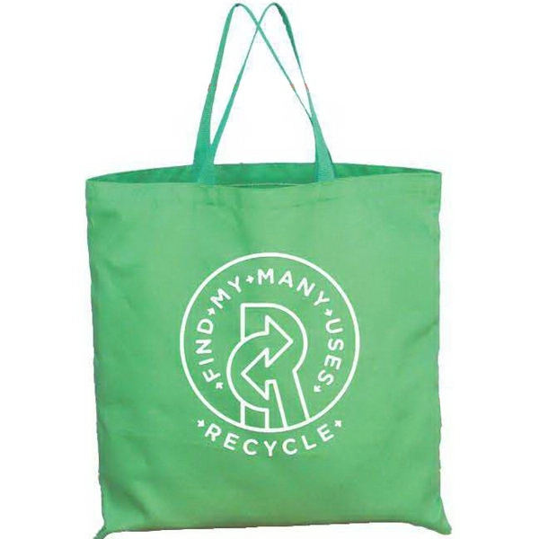 Flat Dimple Nonwoven Tote Bag - Image 1