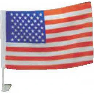 USA car flags