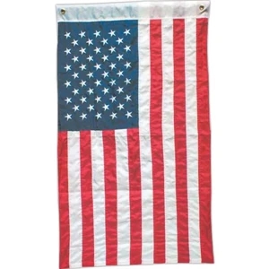 Domestic embroidered USA flag