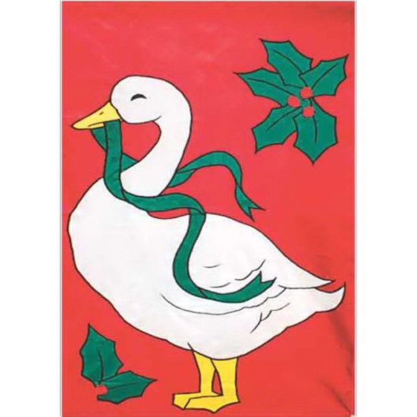 Christmas Goose Theme Event Flag