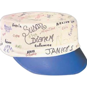 Blank signature cap