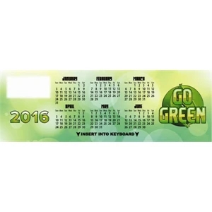 Go Green Keyboard Calendar