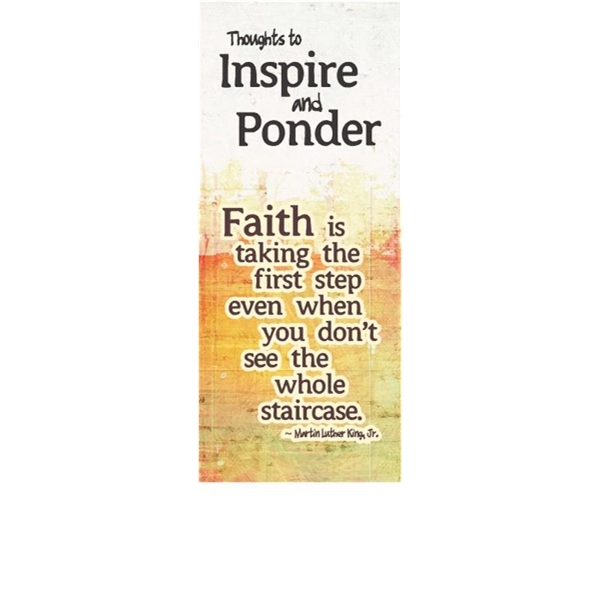 Thoughts to Inspire and Ponder Bookmark - Image 1