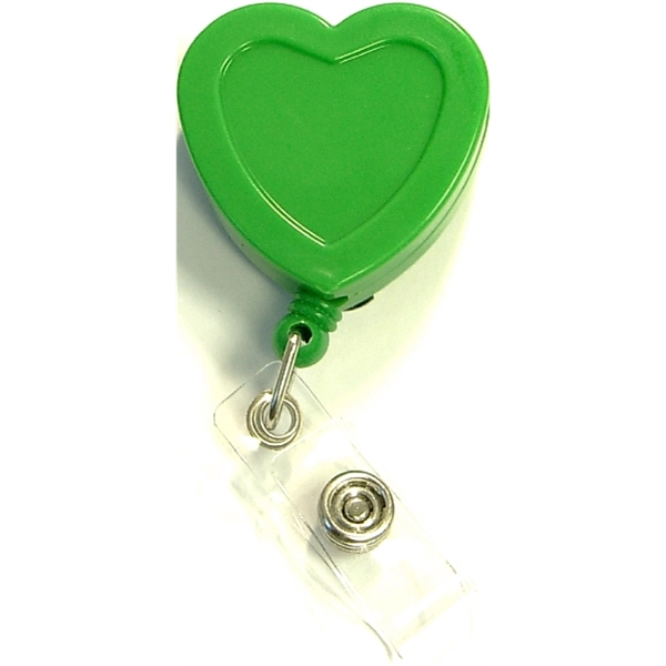 Heart shape retractable badge holder - Image 6