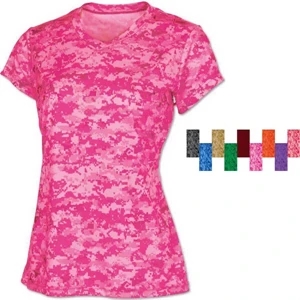 Ladies' Xtreme-Tek™ Digital Camo Short Sleeve T-Shirt