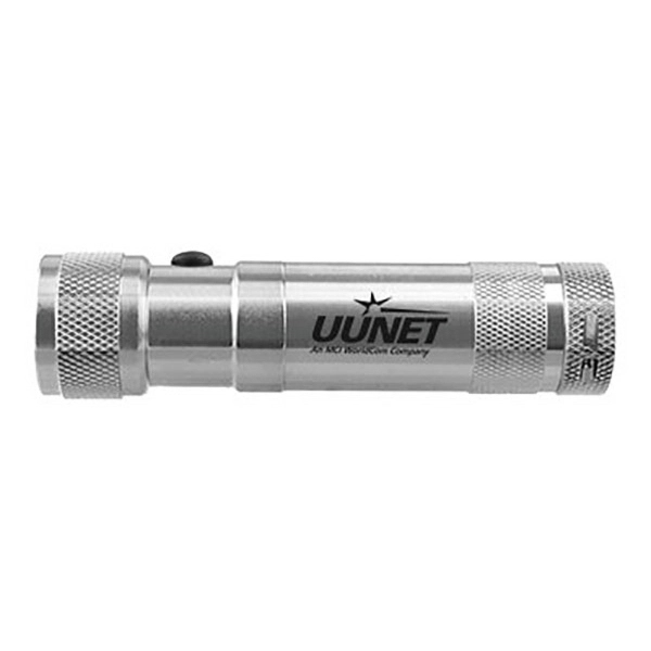 Metal LED Flashlight with Laser Pointer - Image 1