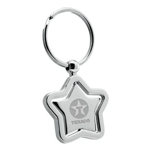 Star Swivel Metal Keychain