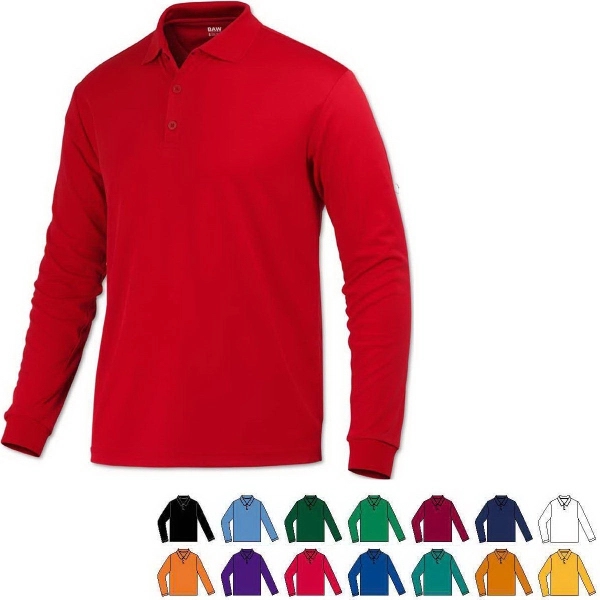 Youth Eco Cool-Tek™ Long Sleeve Polo Shirt