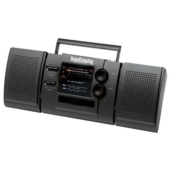 AM/FM Radio with Detachable Speakers - Image 1