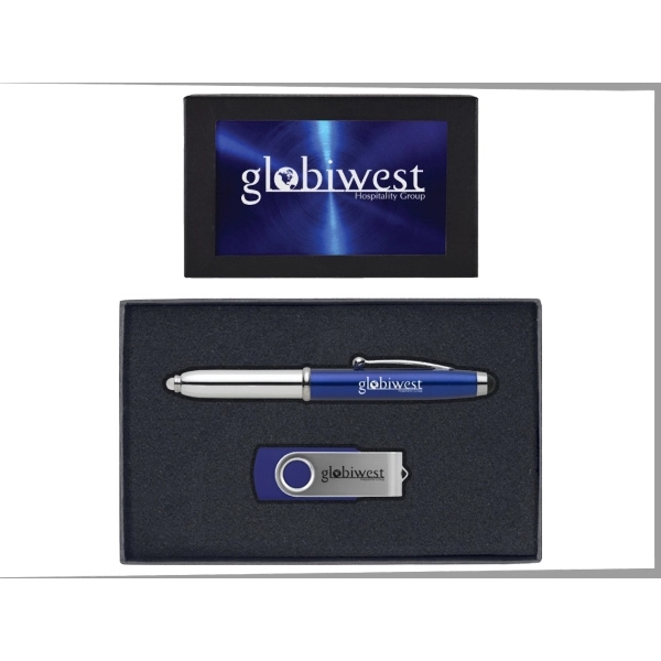 Gift Set with 8GB USB and 3 in1 Stylus/Pen/Flashlight - Image 6