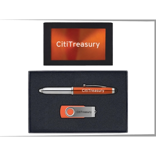 Gift Set with 8GB USB and 3 in1 Stylus/Pen/Flashlight - Image 9