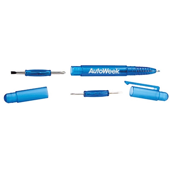 Compact Screwdriver Set with Pen - Image 2