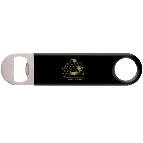 Color Wrapped Classic Paddle Bottle Opener - Image 2