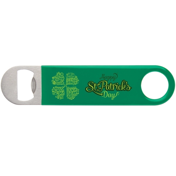 Color Wrapped Classic Paddle Bottle Opener - Image 4