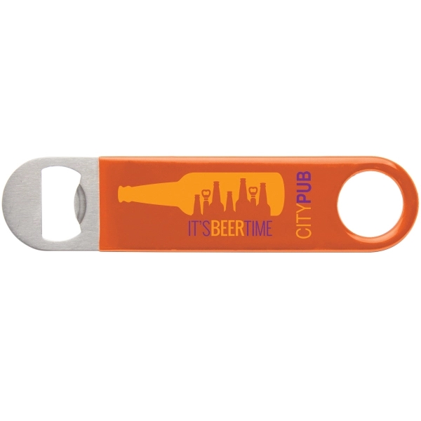 Color Wrapped Classic Paddle Bottle Opener - Image 5