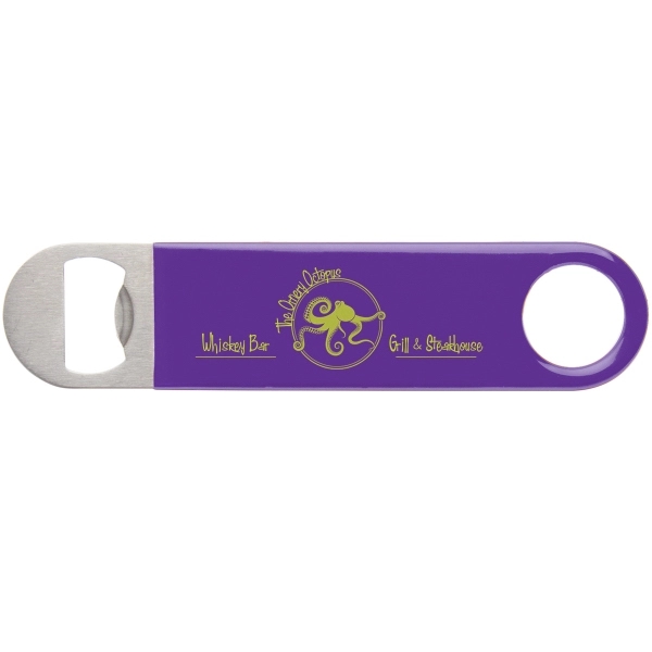Color Wrapped Classic Paddle Bottle Opener - Image 6