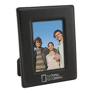 Leather Easel 4" x 6" Photo Frame
