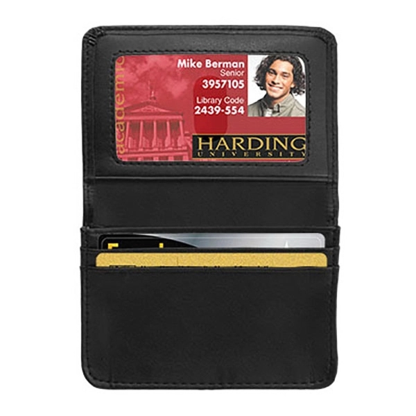 Deluxe Gusseted Business Card Wallet - Image 2