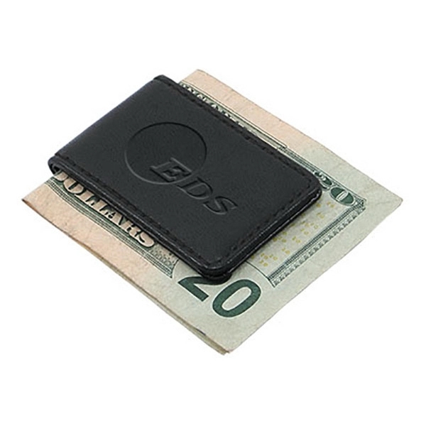 Leather Magnetic Money Clip - Image 1