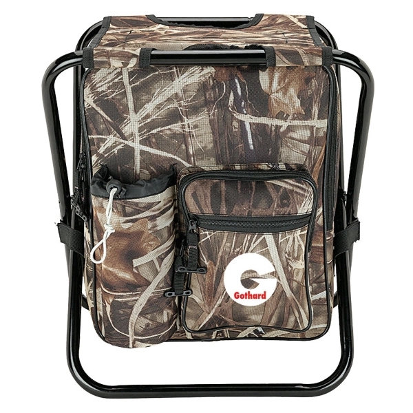 Greenwood 24-Can Camo Cooler Chair - Image 3