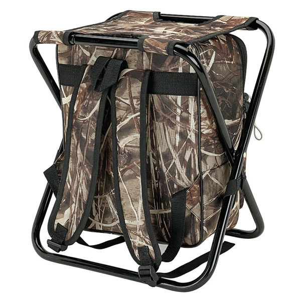 Greenwood 24-Can Camo Cooler Chair - Image 4