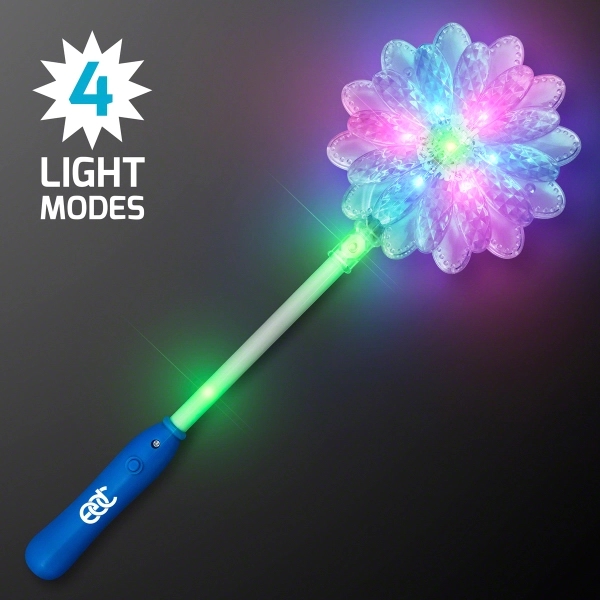LED Daisy Flower Light Up Wand - Image 1